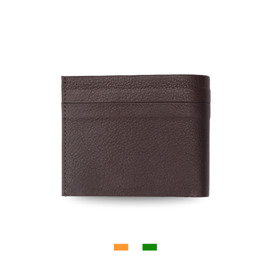 Levivre - Smooth Grain soft Brown Leather Billfold Wallet